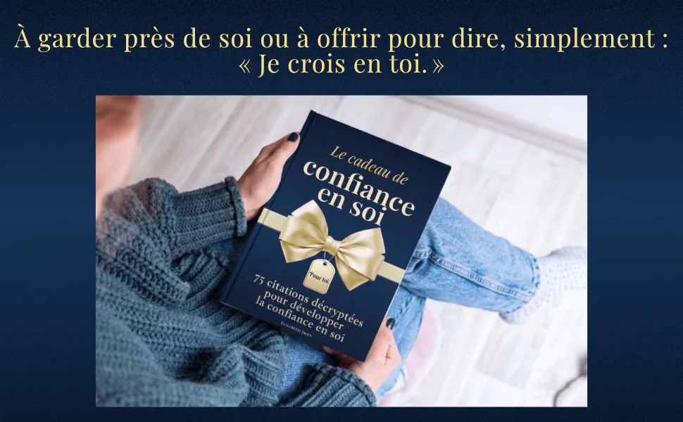 À garder près de soi ou à offrir pour dire, simplement : « Je crois en toi. »
