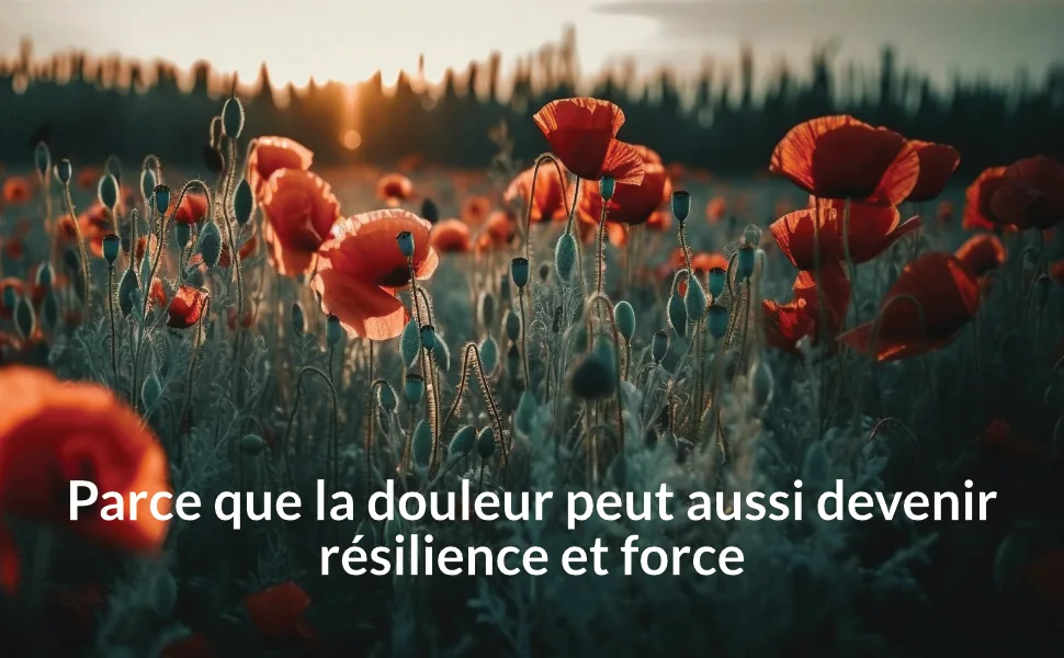Parce que la douleur peut aussi devenir résilience et force.